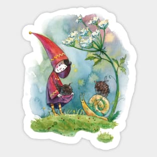 Acorn Gathering Sticker